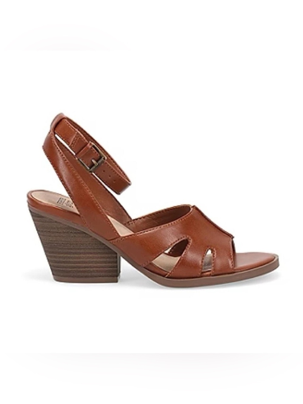 Frye and Co. Womens Gelsey Heeled Open Toe Strappy Sandals 9.5 Brown NEW